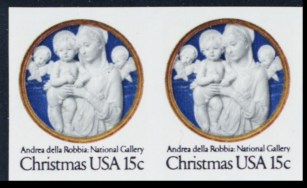 1768a, Mint VF NH 15¢ Imperforate Pair Error - Stuart Katz