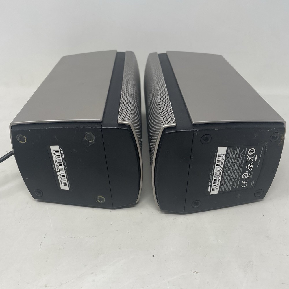 READ DESCRIPTION - Bose Companion 20 Multimedia Speaker System Silver TESTED