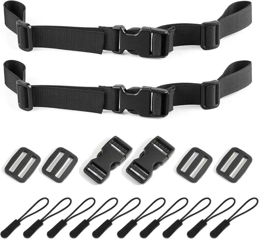 Backpack Chest Strap 2pcs Heavy Duty Adjustable Backpack Strap Quick Release ...