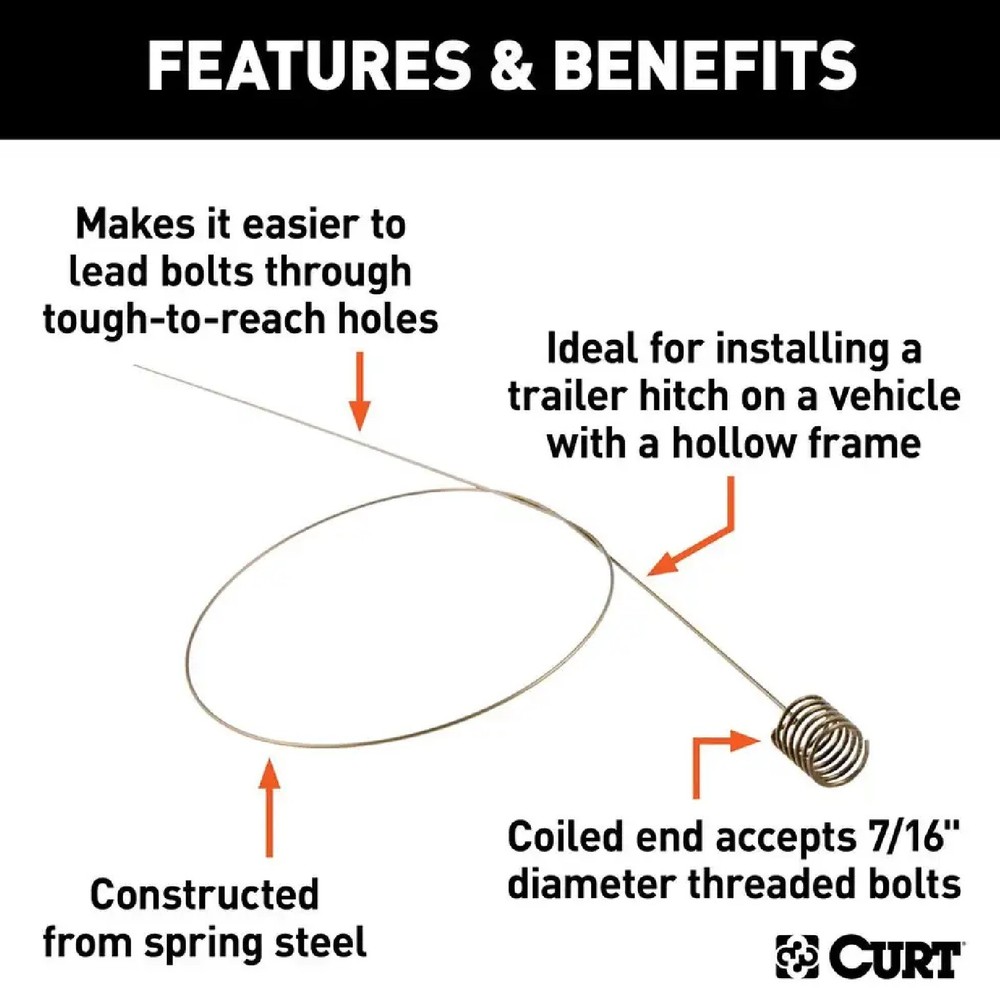 Curt 58410 7/16" Fish Wire / Pull Wire