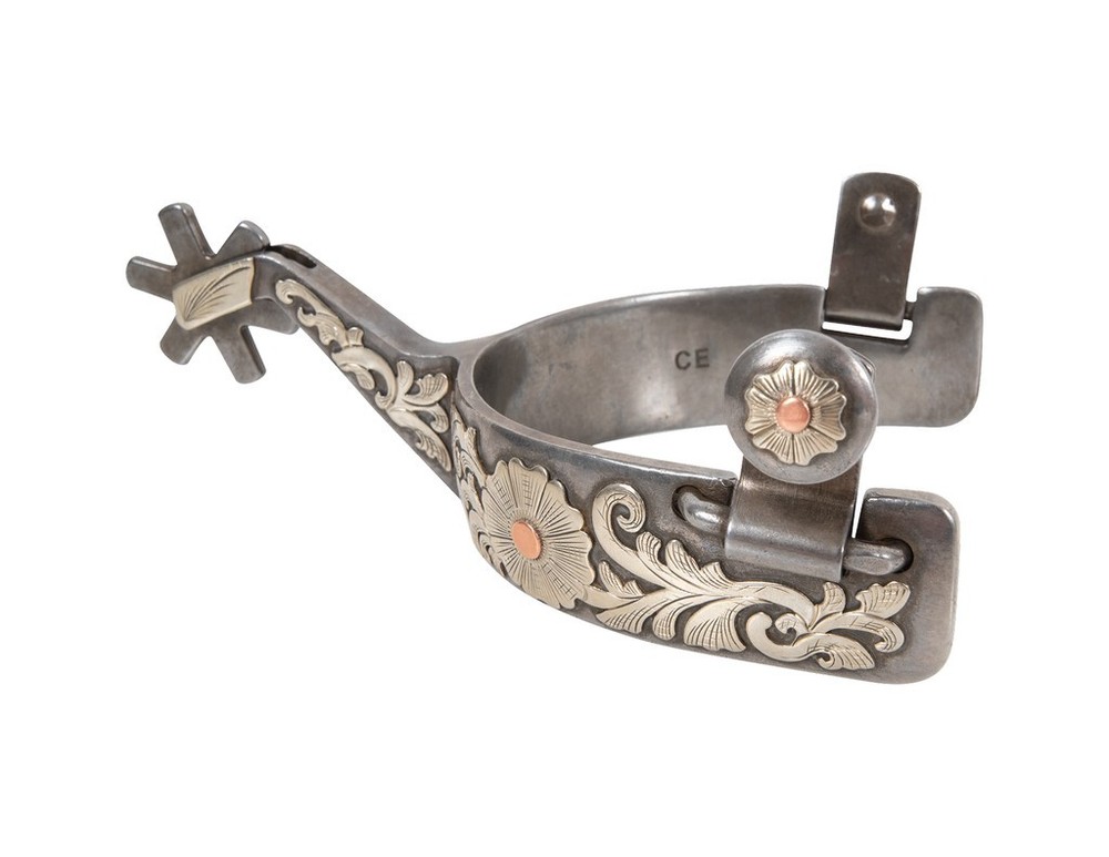 Classic Equine Spurs Performance Scroll Grayed Iron SPURPH241146
