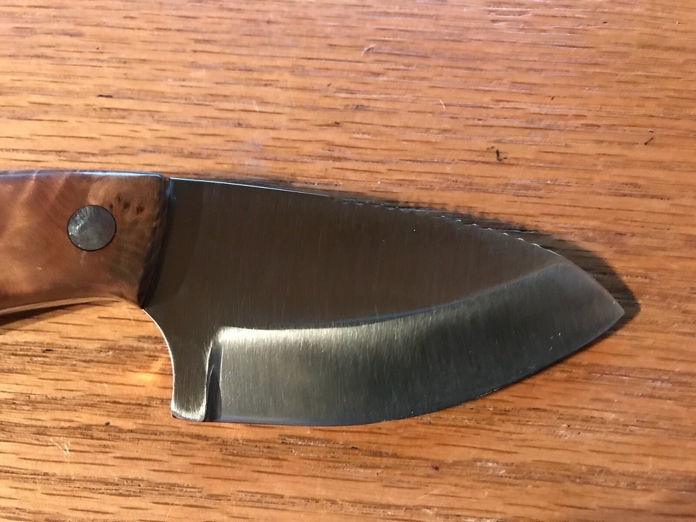 Custom Made Knife THUYA BURL HANDLE