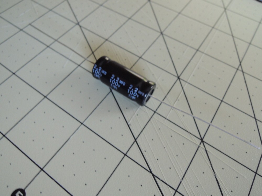 (2) 2.2 MFD / 2.2uF 100V Electrolytic Axial Non-Polarized Crossover Capacitors
