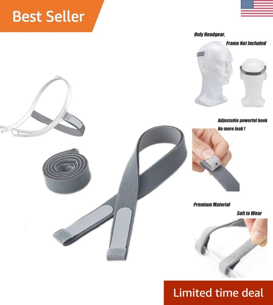 2-Pack Swift FX Replacement Headgear Straps - Soft, Elastic & Comfortable Fit