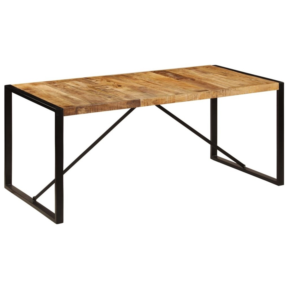 Dining Table Kitchen Table Dining Room Dinner Table Solid Mango Wood vidaXL