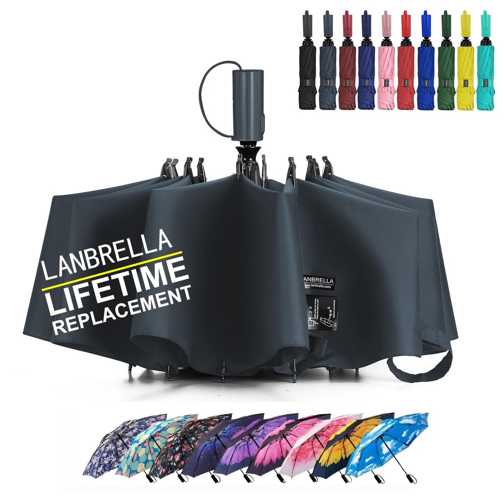 Inverted Windproof Compact Umbrella
