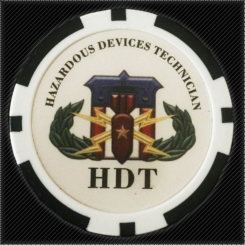 HDT Poker Chip Black