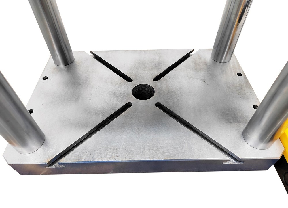 110V 8 Tons Pneumatic Punch Press Machine 17636Lbs with Controller 4 Columns