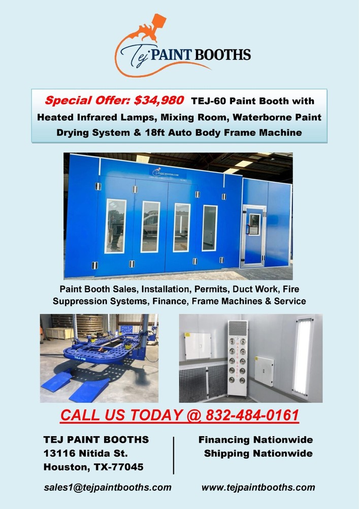 Paint Booth/ Mixing Room/ Frame Machine
