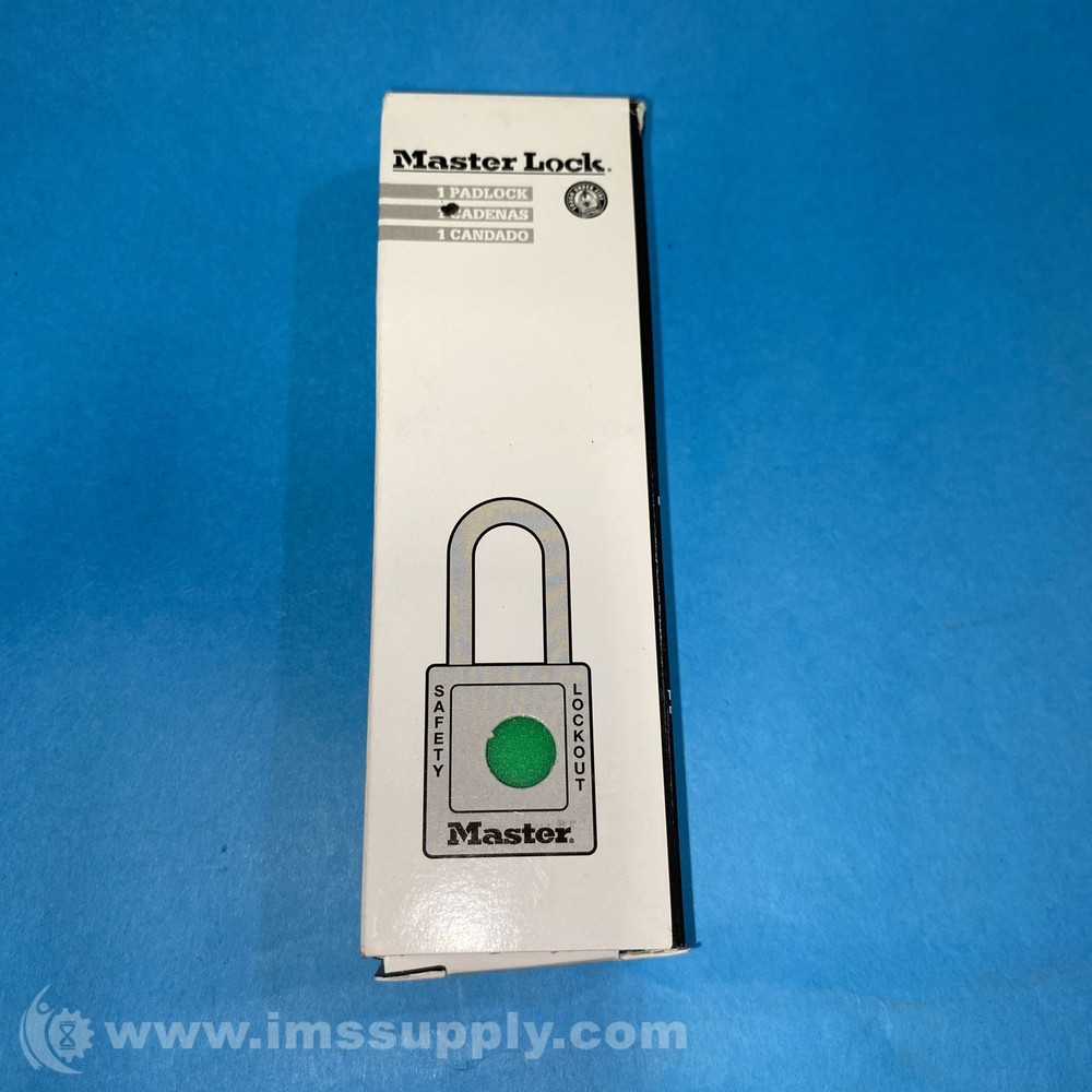 Master Lock 411GRN Lockout Tag Padlock FNOB