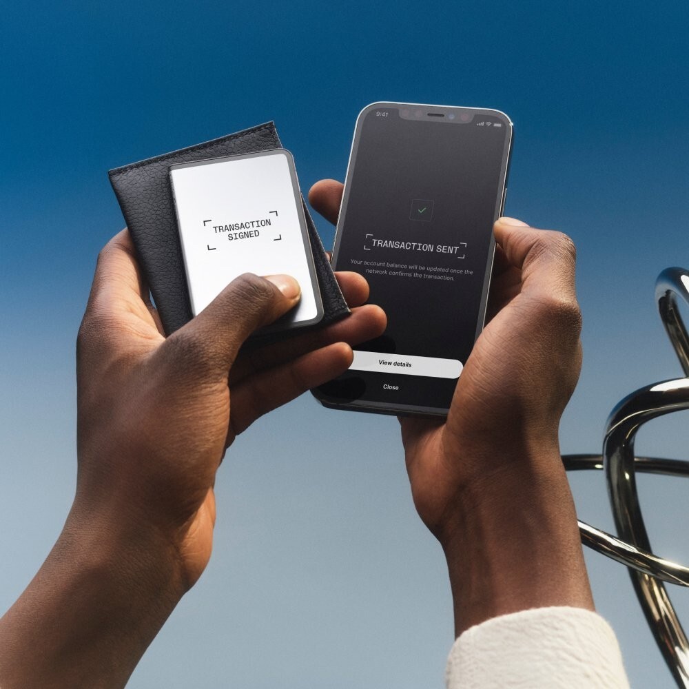 Ledger Stax & Limited Edition Shell Crypto Hardware Wallet - E Ink Touch Screen