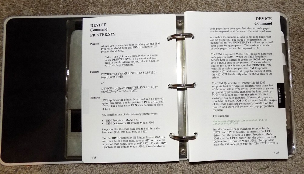 1987 IBM Disk Operating System Version 3.30
