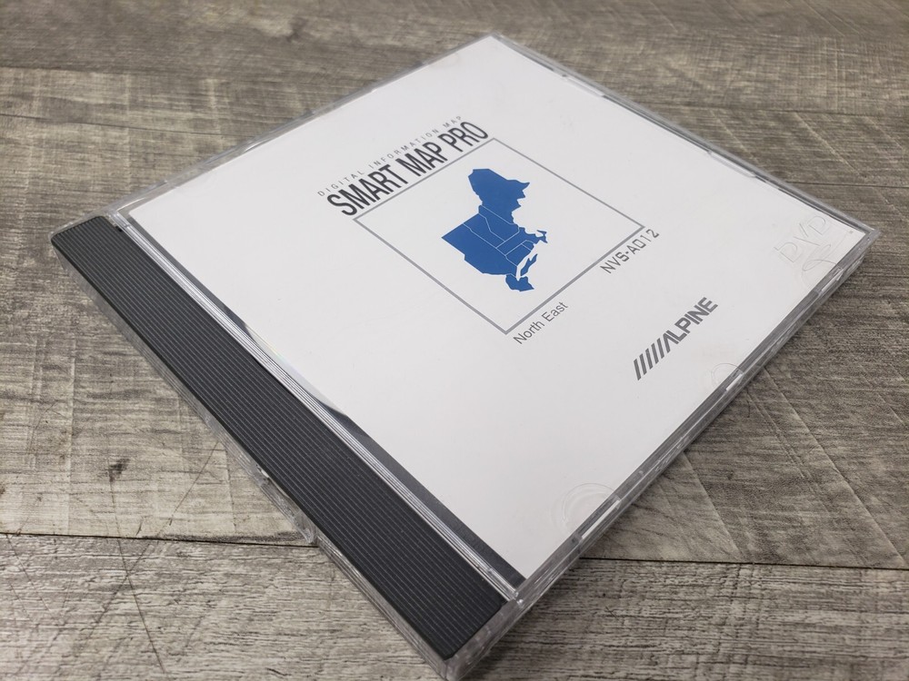Minty* Alpine NVS-A012 (North East) CD-ROM Navigation Smart Map Pro Disc