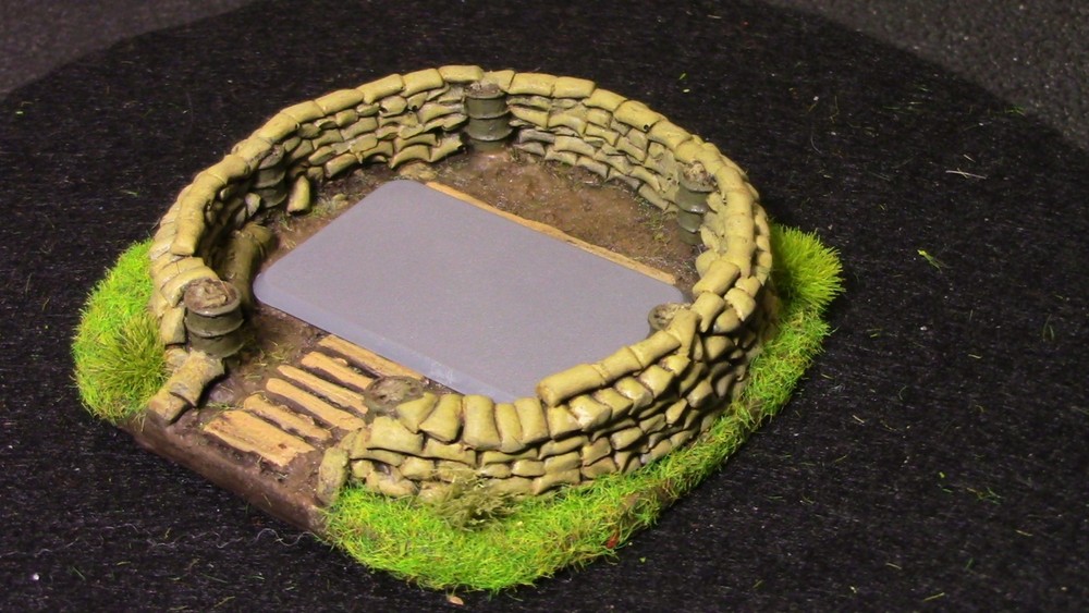🔥 15mm Pro-Painted Baueda WW2 Mortar Pit