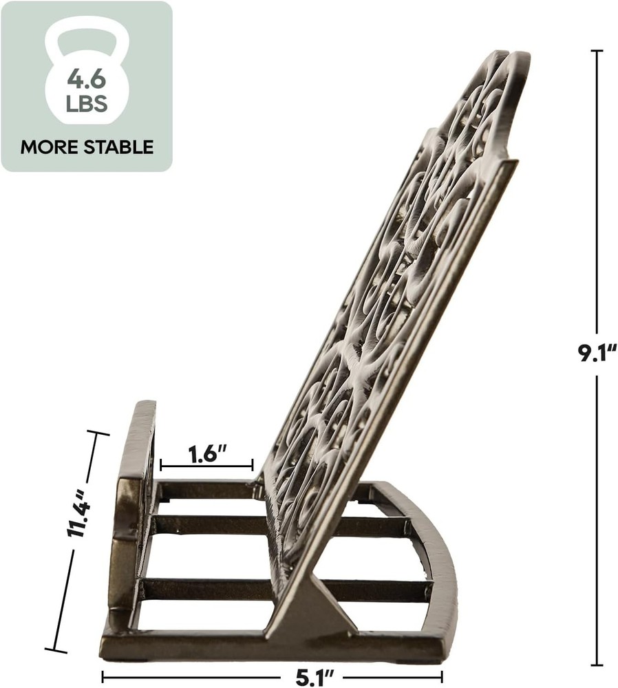 Traditional Cast Iron Cookbook Stand
