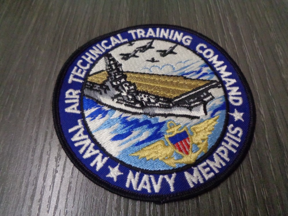 Vintage US Navy Naval Air Technical Training Command Patch - Memphis 5"