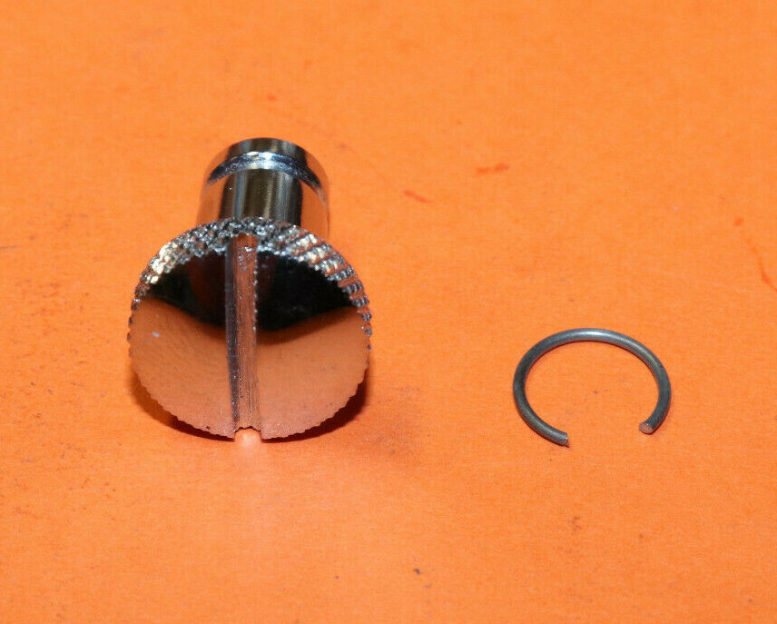 89-4310 BSA BANTAM C15 B40 SIDE PANEL TOOL BOX SECURING SCREW KNOB CHROME UK