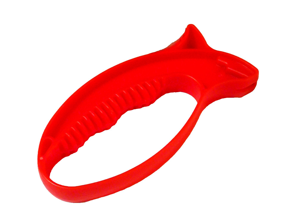 Orange Plastic Handle Straight Edge Knife Sharpener with Carbide Bits MI328 NEW!