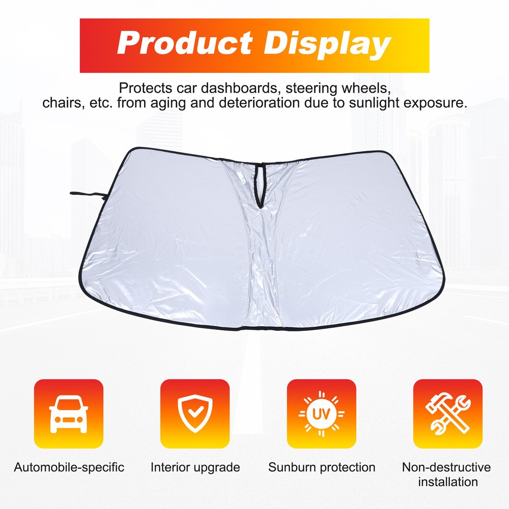 Front Window Sun Sunshade Windshield Visor Cover For Range Rover Evoque 2012-18