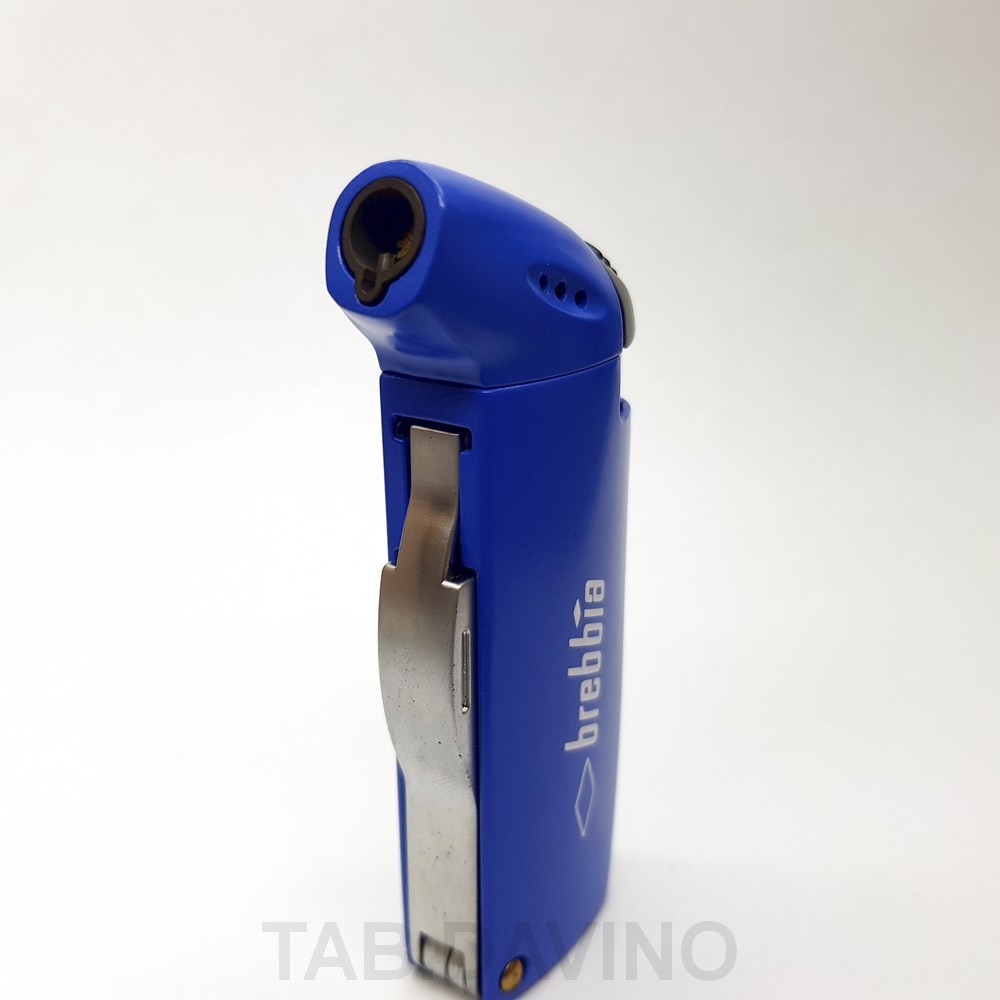 BREBBIA BLUE PIPE LIGHTER WITH CURAPIPE BOWL FLAME