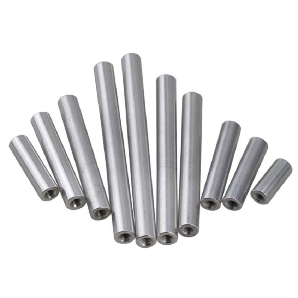 M8 M10 Aluminum alloy connection columns Double-head internal thread column