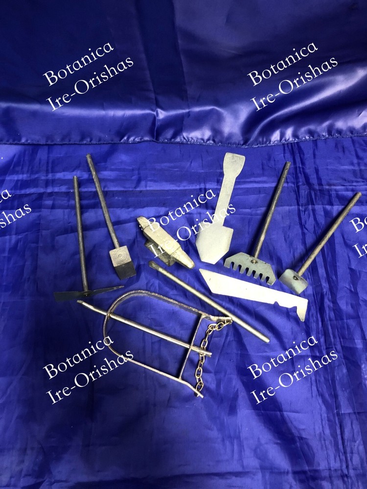 HERRAMIENTAS TOOLS DE OGGUN OGUN GUERRERO RELIGION YORUBA IFA SANTERIA