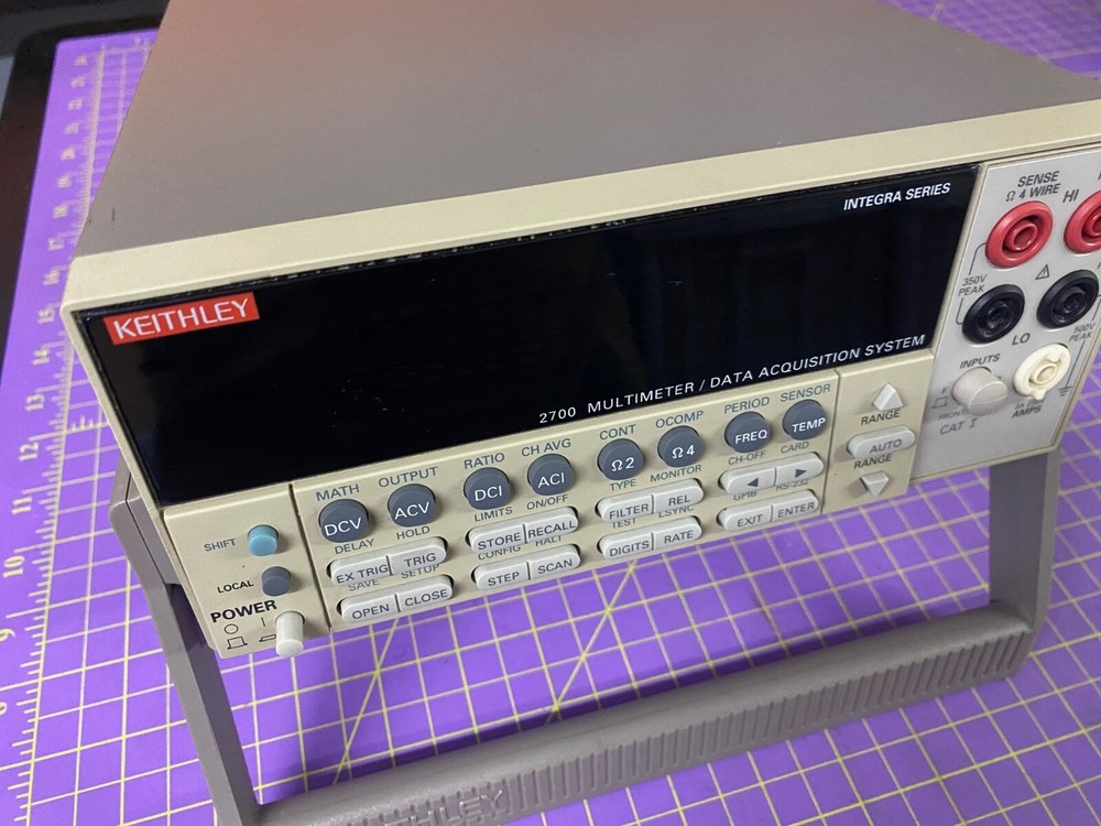 KEITHLEY 2700 MULTIMETER DATA ACQUISITION SYSTEM WITH 7700 MULTIPLEX MODULE
