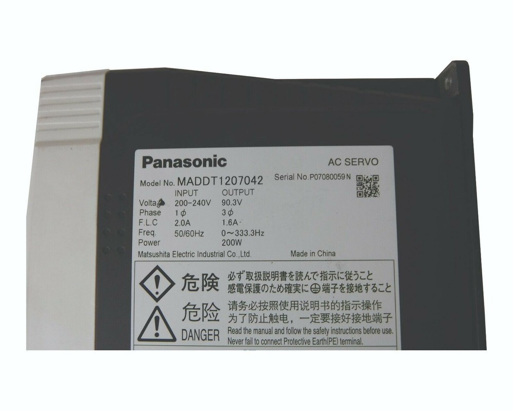 PANASONIC AC SERVO MADDT1207042