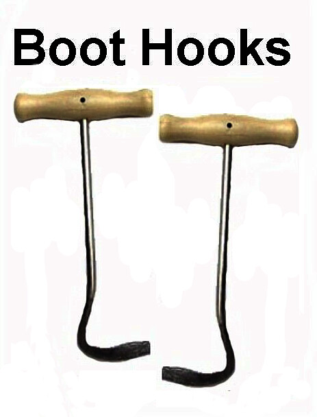 Men's COWBOY BOOT JACK PULLER & Pair of Boot HOOK & Pullers ~ Made in USA