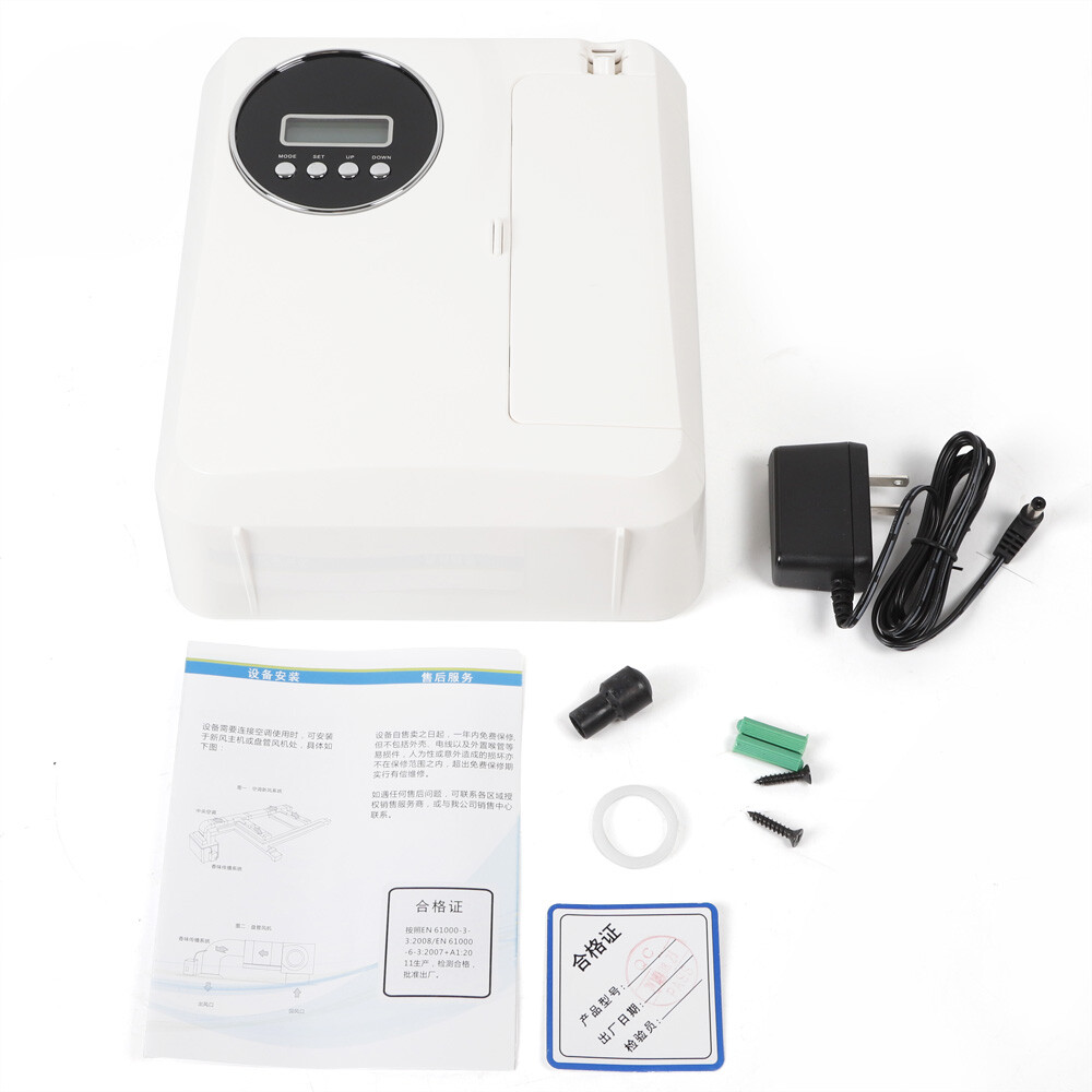 Commercial Essential Oil 360 Diffuser Silent&Waterless HVAC Scent Diffuser