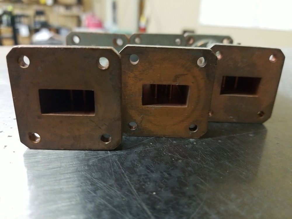 WR75 Waveguide Bandpass Filters, 3in (x3)