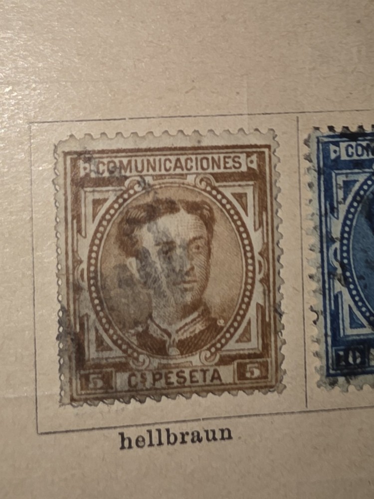 Foreign Spanien 5c Stamp Used - #I210