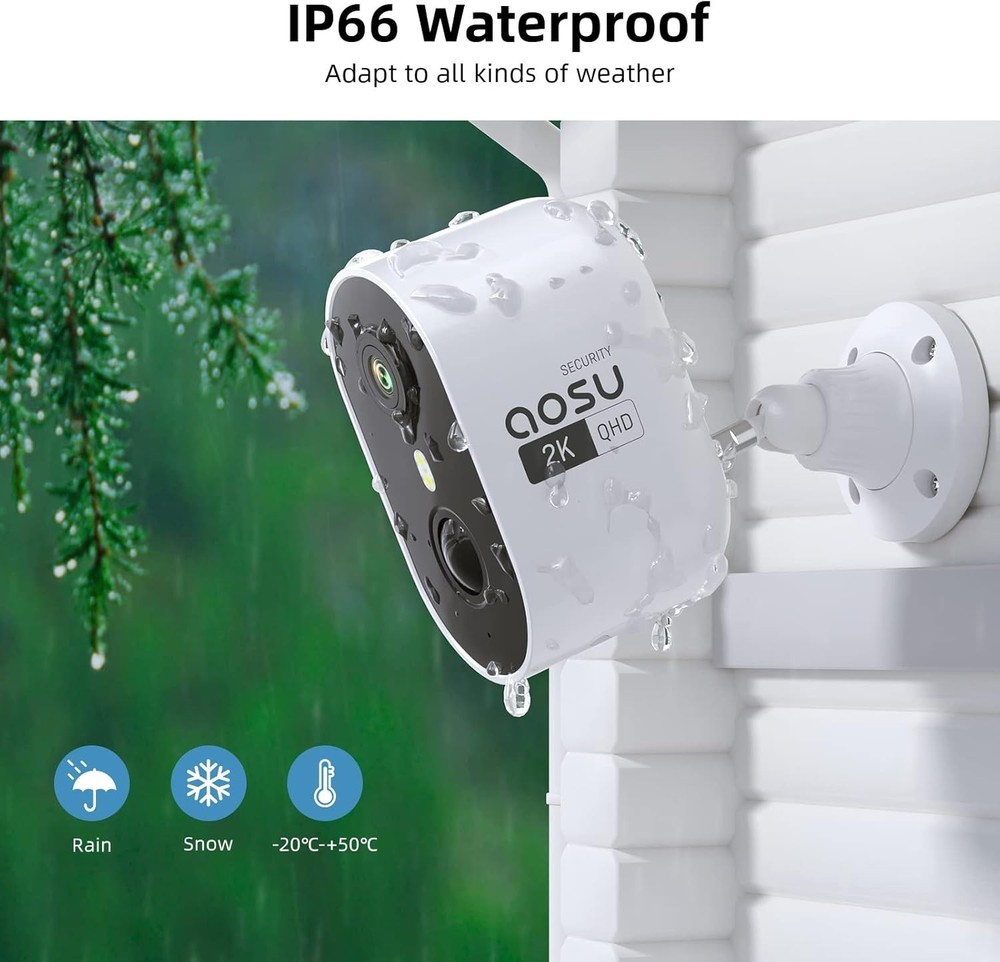 Aosu C6P2AH11 (SolarCam Pro System) WirelessCam Pro System-OPEN BOX!