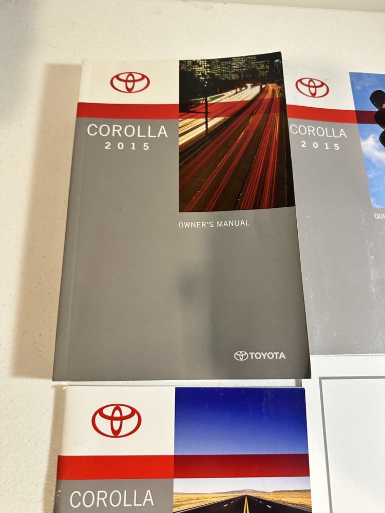 2015 Toyota Corolla Owner's Manuals