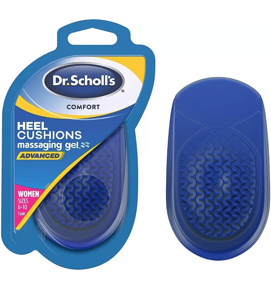 Dr. Scholls Womens Gel HEEL Cushion Insoles Massaging ( 1 pair )