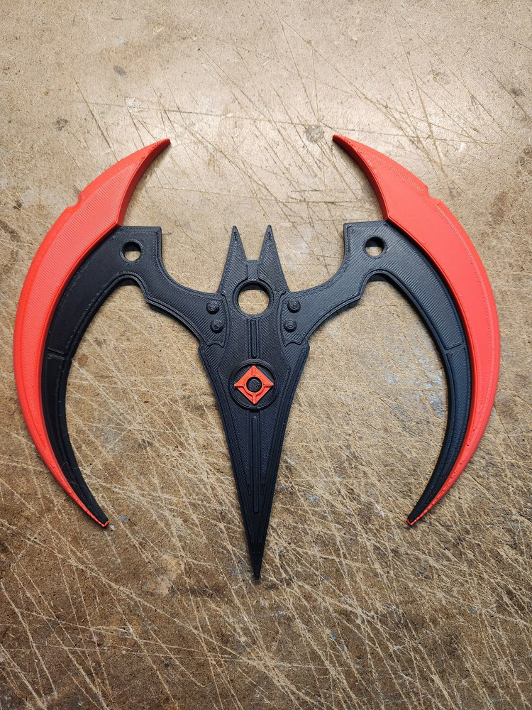Arkham Knight Batarang (3d Printed Single print multi colors)