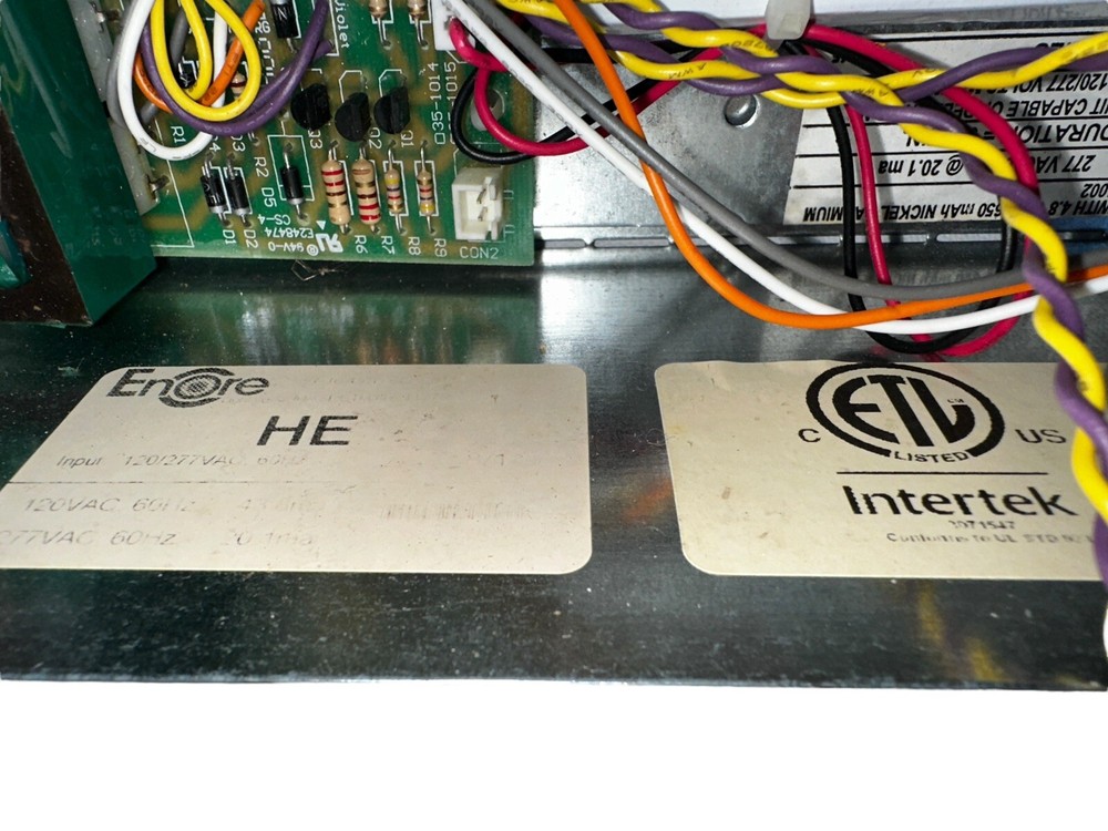 Encore Lighting HE Edge Lite LED Exit Sign Housing Only Battery Backup Frame