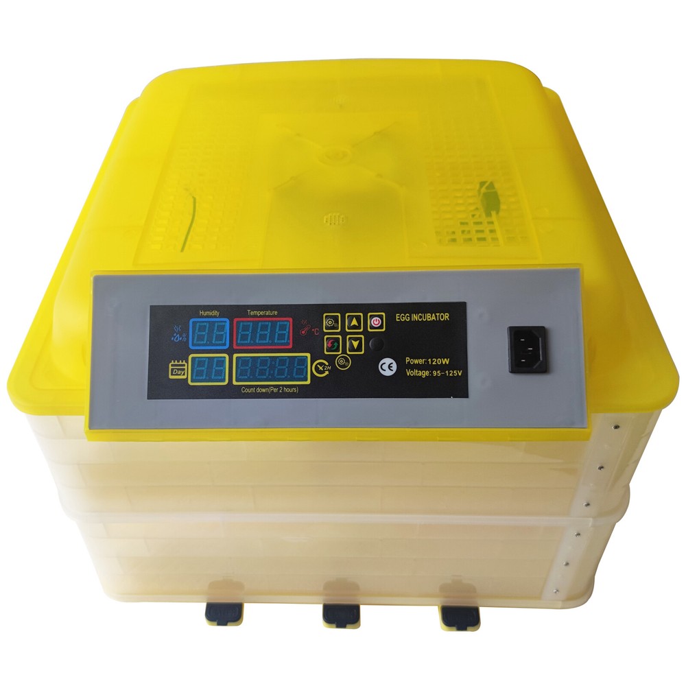 Egg Bird Incubator 96 Eggs Automatic Poultry Hatcher Breeder Digital Display