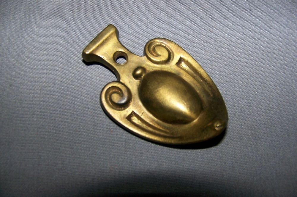 Single, Vintage, Solid Brass, CURVED, Ormolu - SEE INFO
