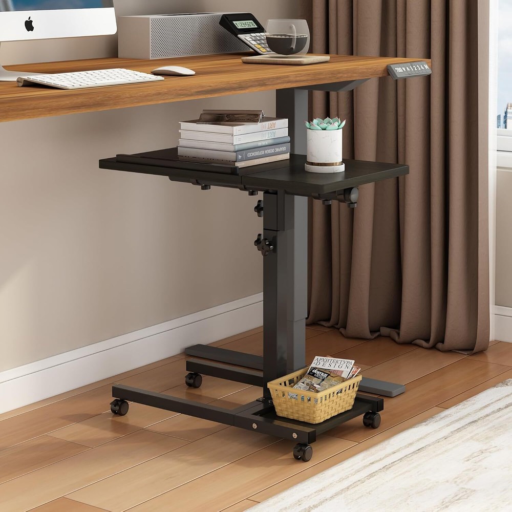 Laptop Desk Bed Stand for Portable Overbed Bedside Black