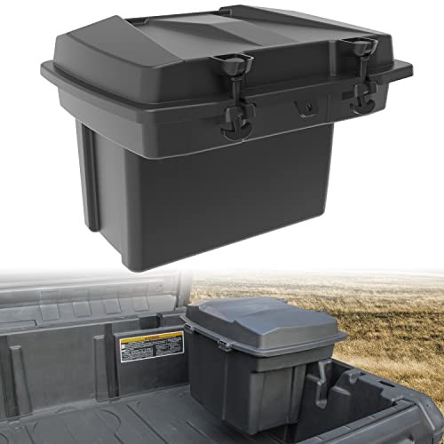 Double Layer Cargo Storage Box for Can-Am Defender/Commander, Removable Rear