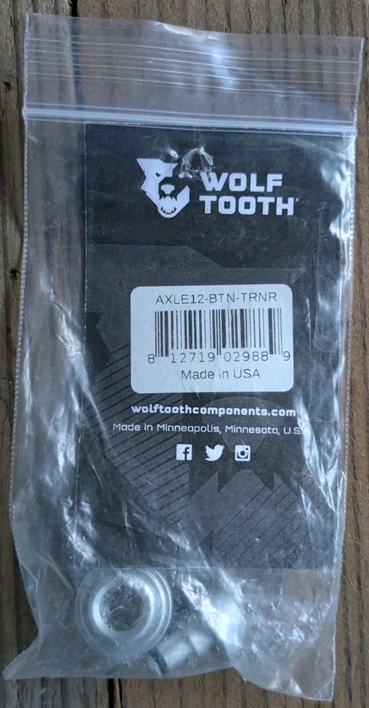 Wolftooth Thru Axle Trainer Caps