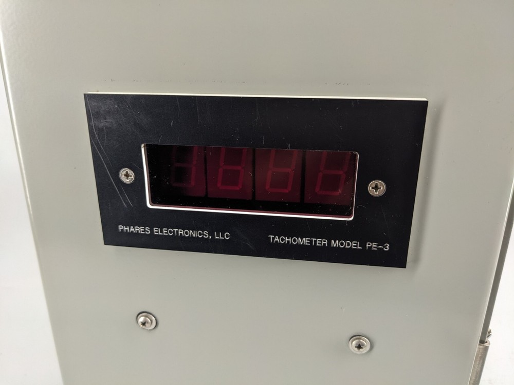 Phares Electronics PE-3 Digital Process Tachometer Module Unit In Enclosure