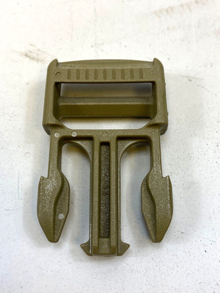 1" ITW Side Release Surface Mount Surmount Replacement Buckle TAN