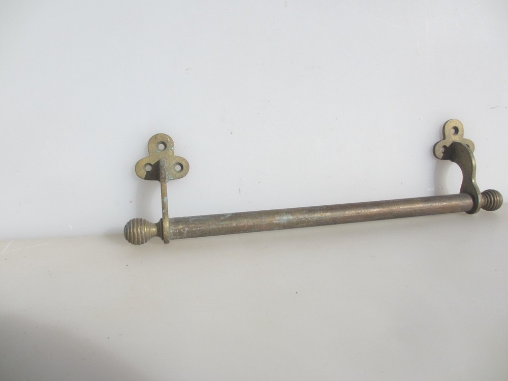 Victorian Brass Sash Window Bar Lift Old Trunk Handle Pull Antique Beehive 15"
