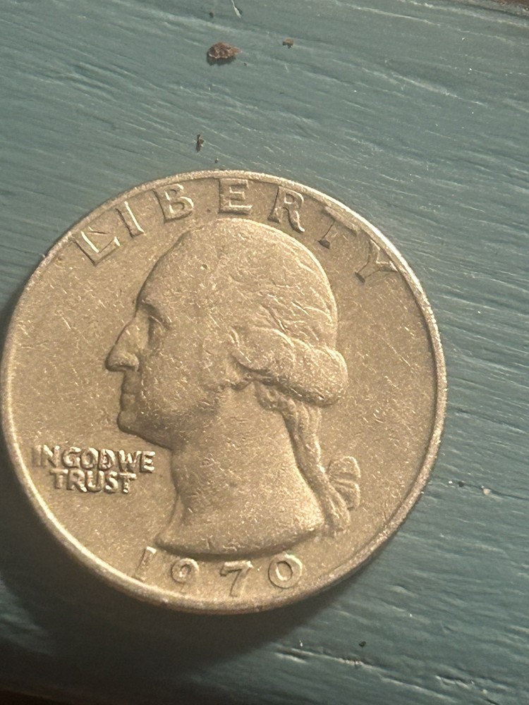 RARE 1970 Washington Quarter No Mint Mark, Errors