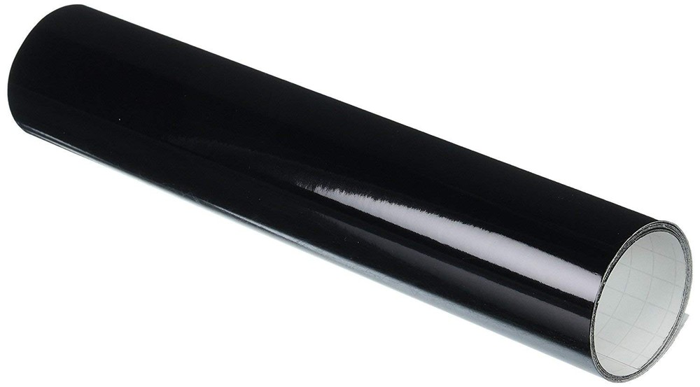 651 Permanent Glossy Vinyl - Black (12" x 15ft)