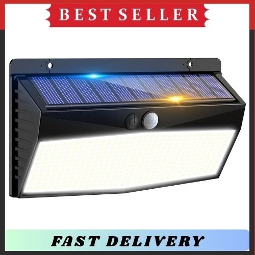 Solar Motion Sensor Lights 368 LED Outdoor Waterproof Security Wall Light