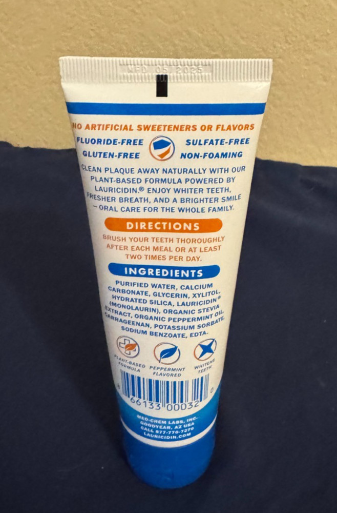 Lauricidin toothpaste 5.5oz