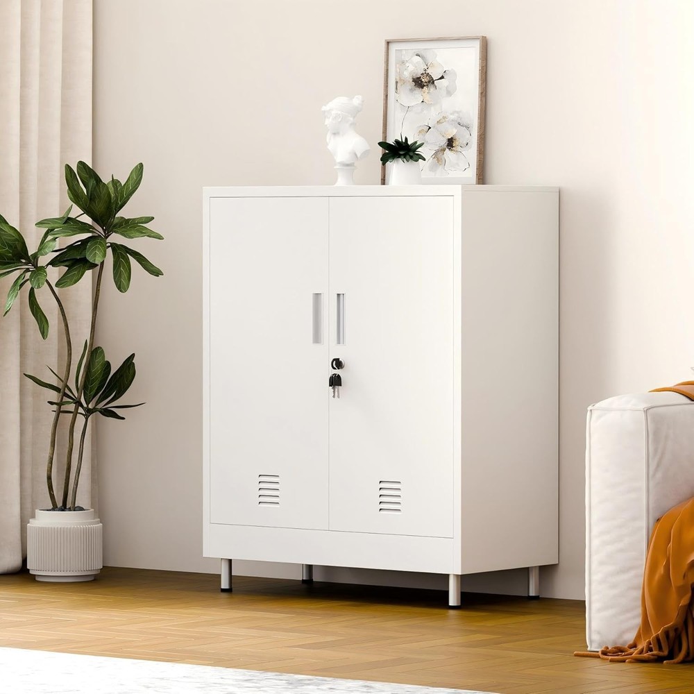 Steel Storage Cabinet Lockable Organizer Unit